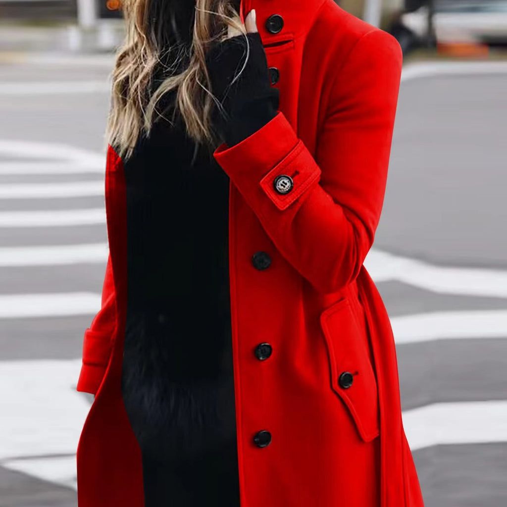Slim Fit Wool Coat