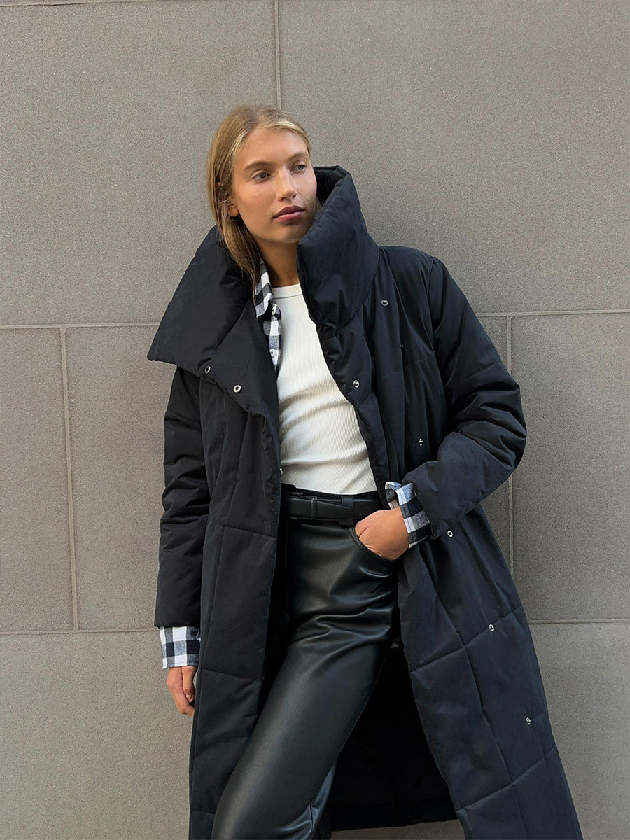 Lace-Up Padded Coat