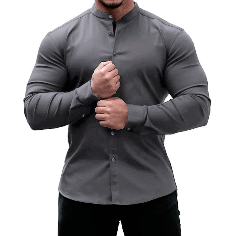 Men's Slim Button-Down Shirt