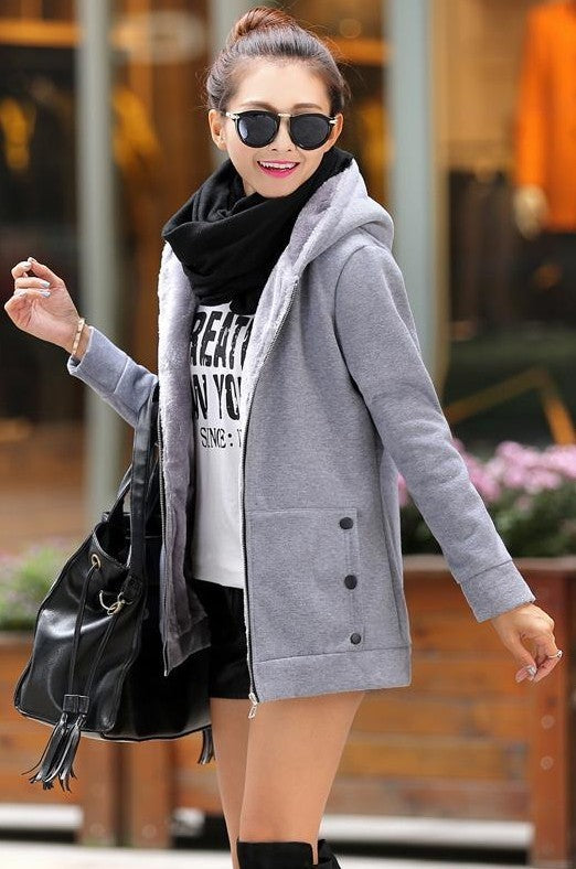 Plus Size Knit Cardigan Coat