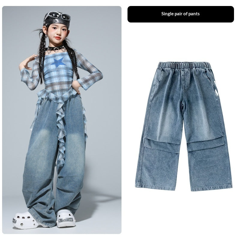 Girls' Street Dance Outfit Set