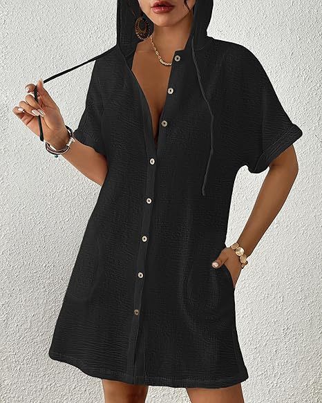 Seaside Vacation Style Bikini Blouse For Women