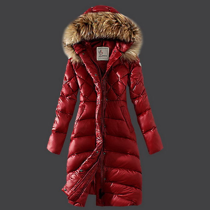 Plus Size Raccoon Fur Collar Down Coat