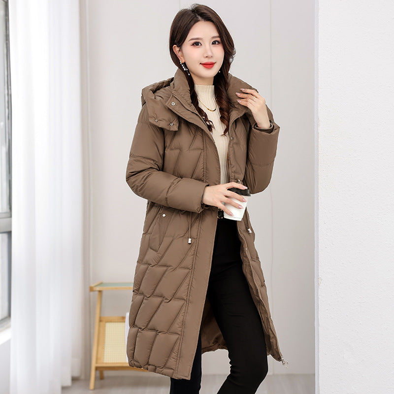 Plus Size Slim Fit Padded Coat