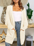 Plus Size Boho Open Knit Cardigan