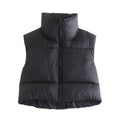 Cropped Puffer Vest