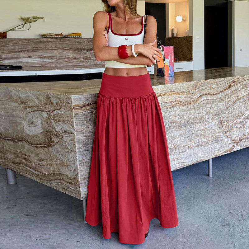 Elegant Pleated Skirt With A French Flair New Springsummer Style