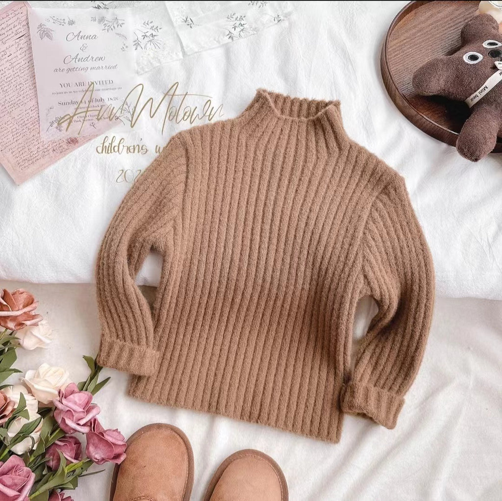 Kids' Hooded Knit Cardigan
