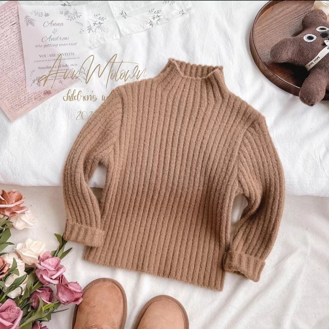 Kids' Hooded Knit Cardigan