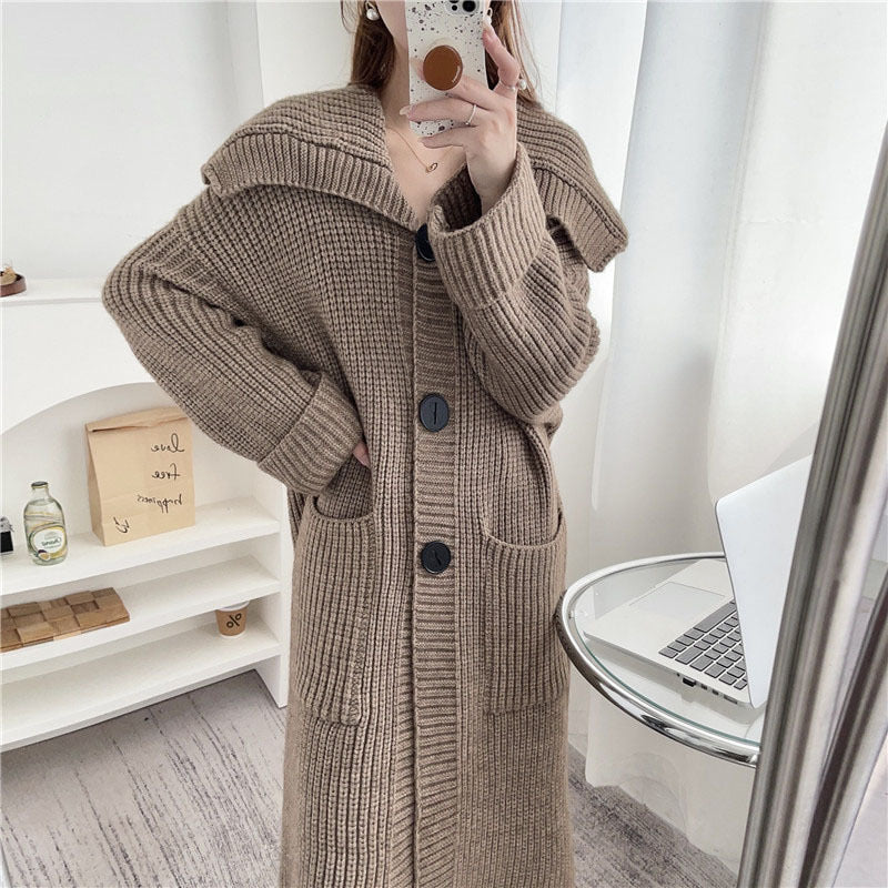 Plus Size Oversized Knit Cardigan