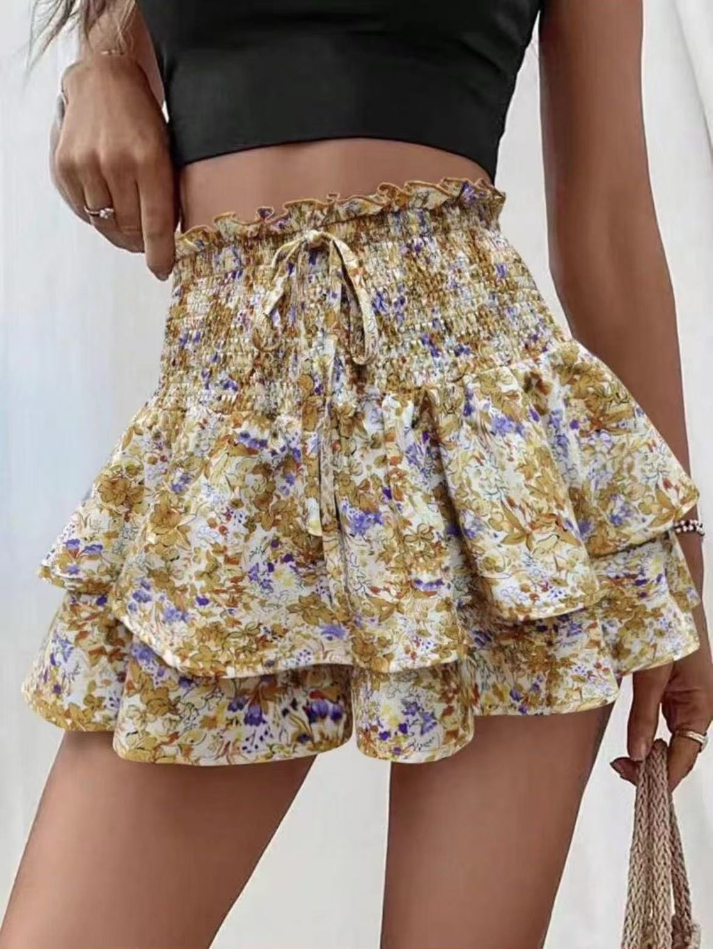Draping All-matching Casual Culottes Women