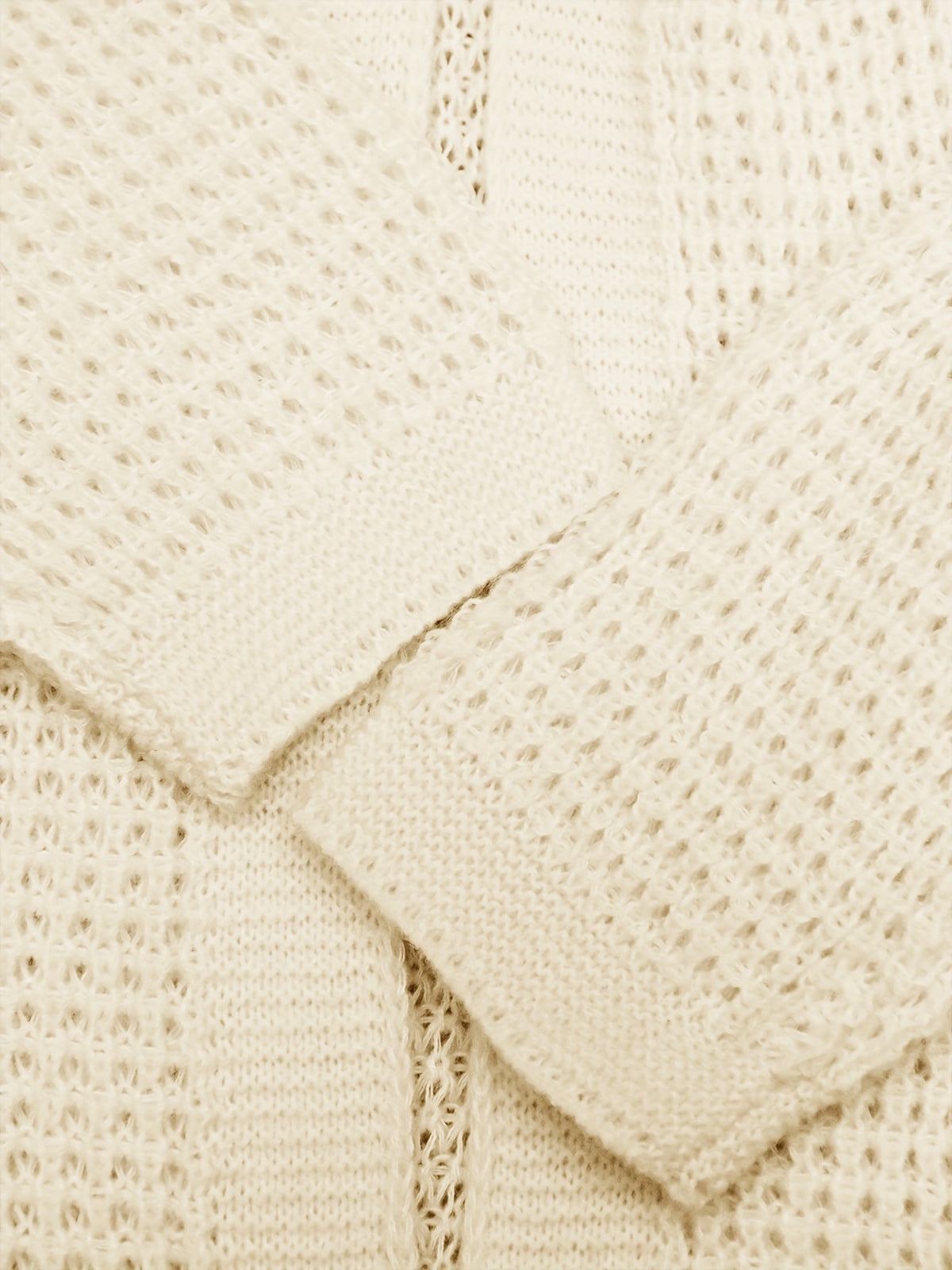 Plus Size Boho Open Knit Cardigan