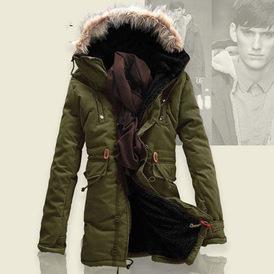 Men's Lamb Wool Lined Coat