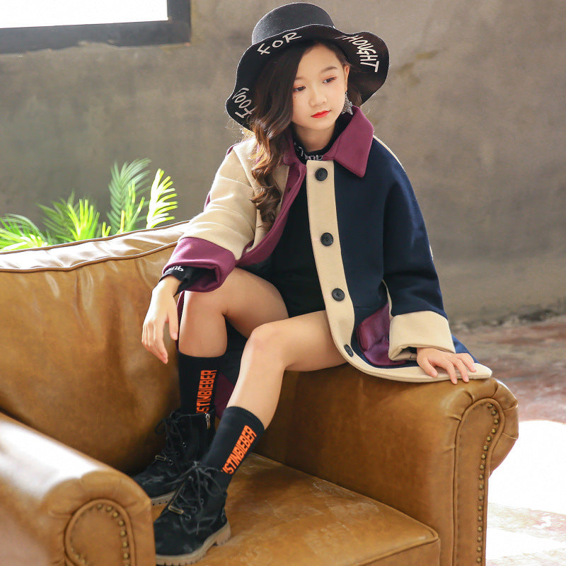 Kids' Wool Blend Coat