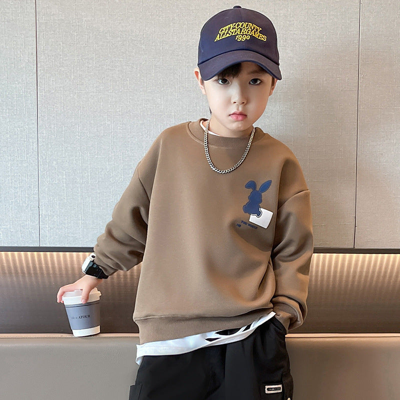 Boys' Cotton Knit Sweater