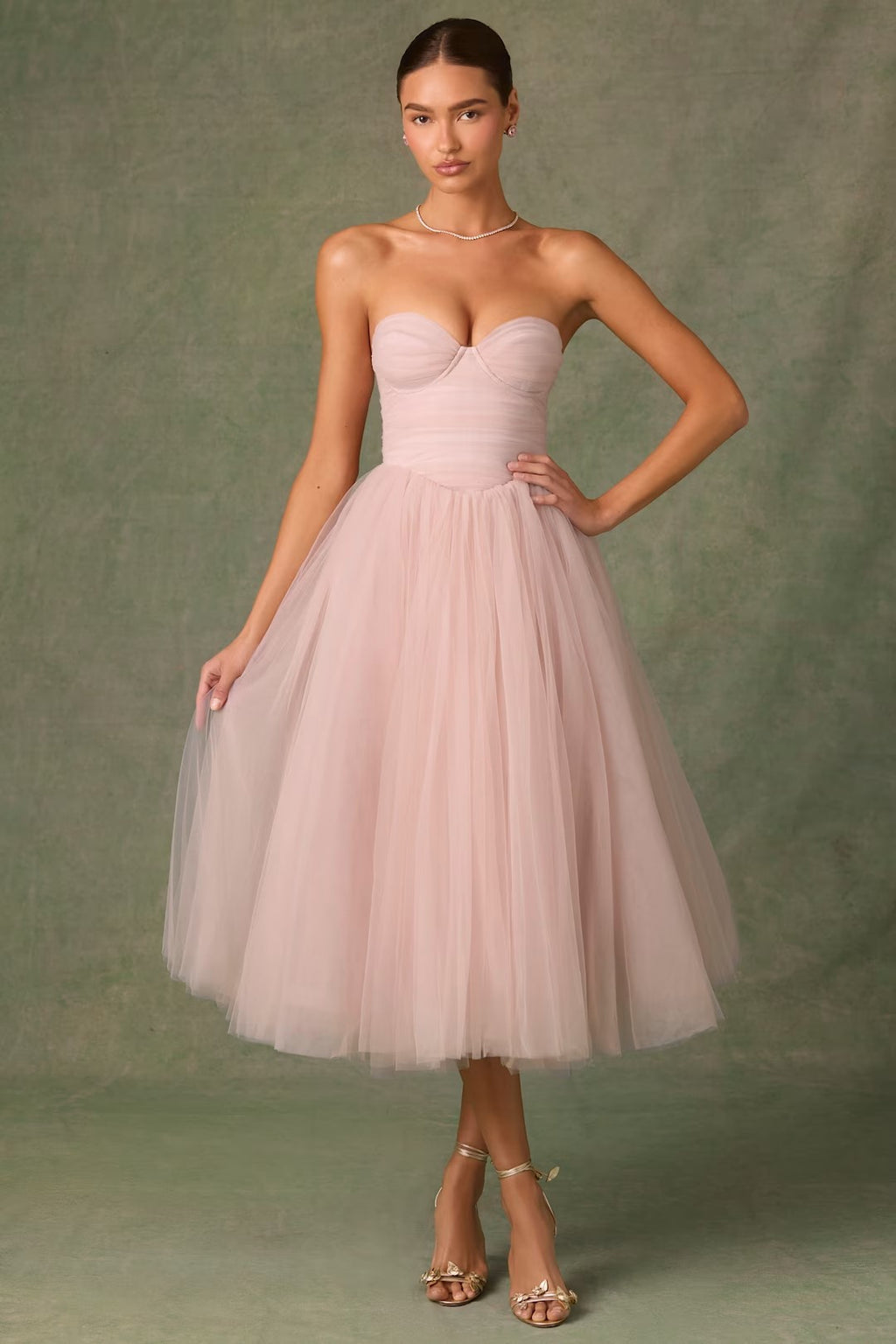 Women's Strapless Tube Top Clothing Dress