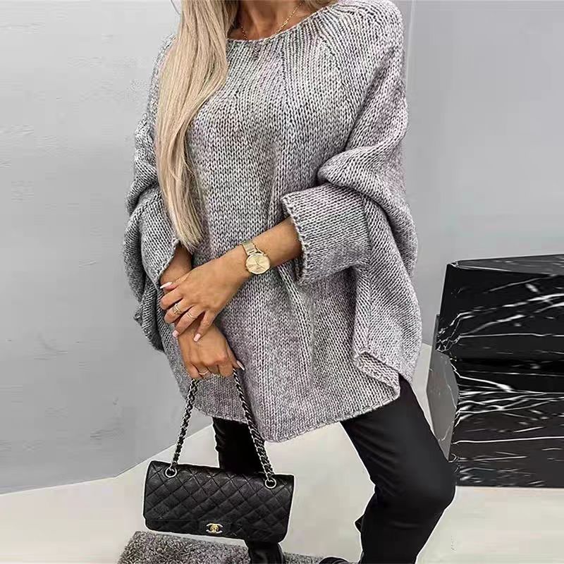 Batwing Shawl Knit Sweater