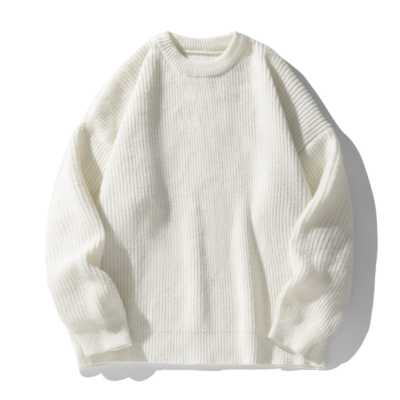 Men's Chunky Knit Crewneck Sweater