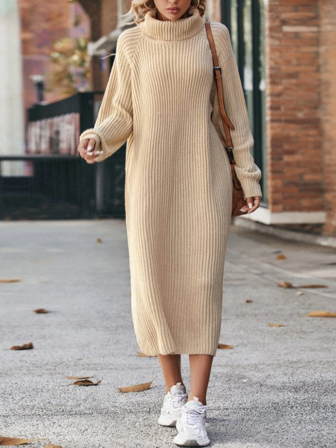Turtleneck Sweater Dress