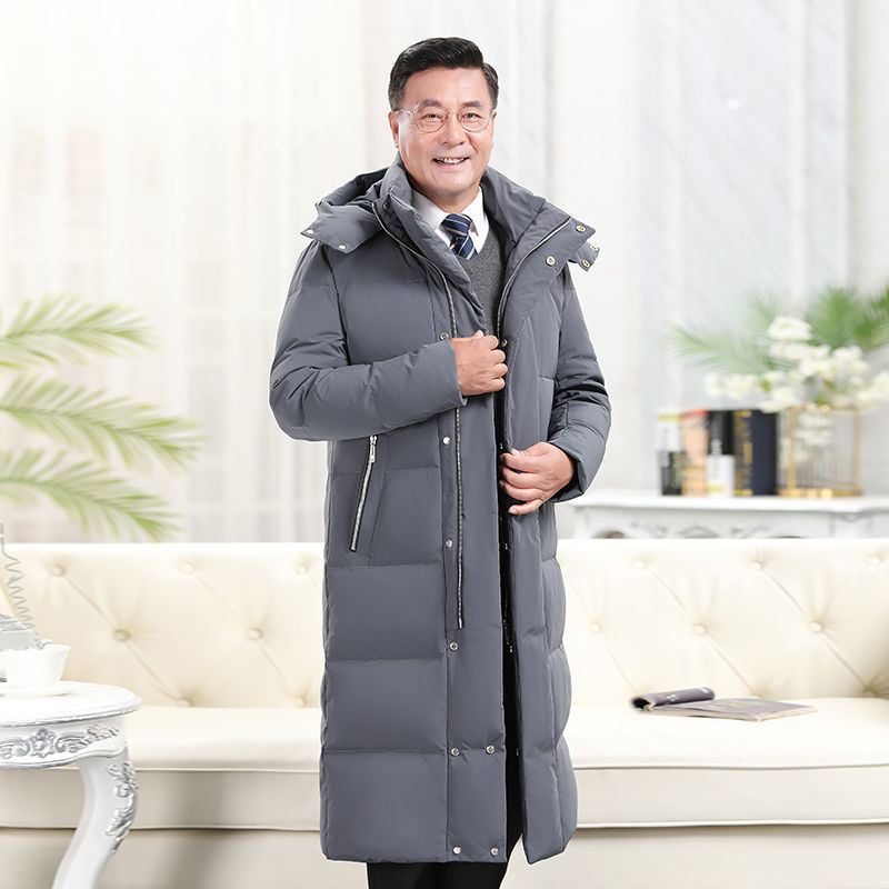 Men's Long Down Puffer Coat