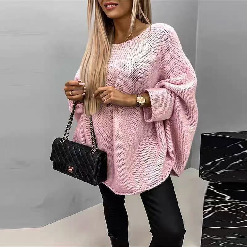 Batwing Shawl Knit Sweater