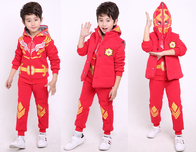 Kids' 3-Piece Velvet Sweater Set