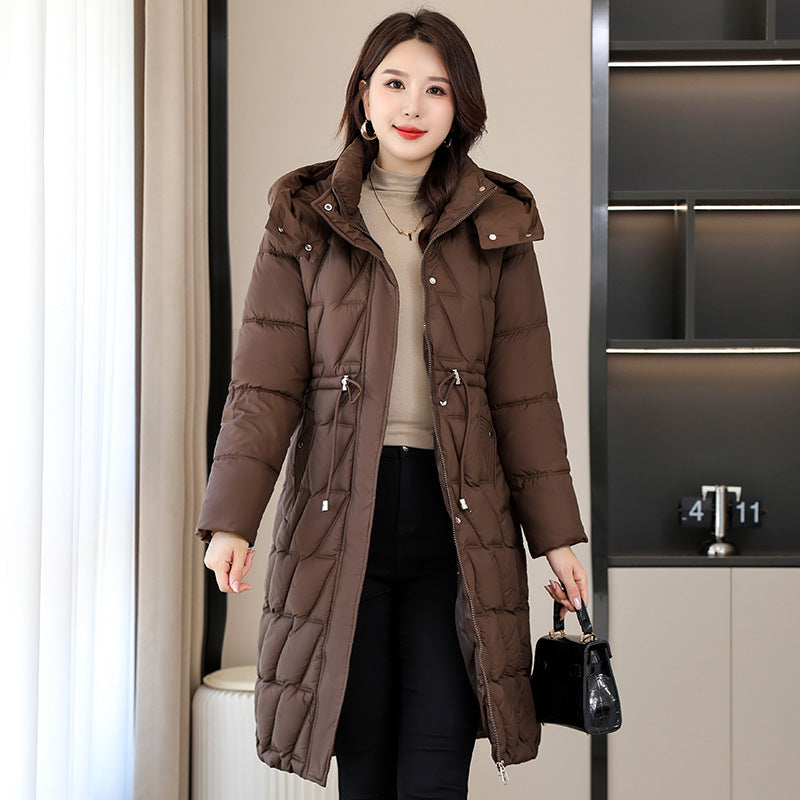 Plus Size Slim Fit Padded Coat