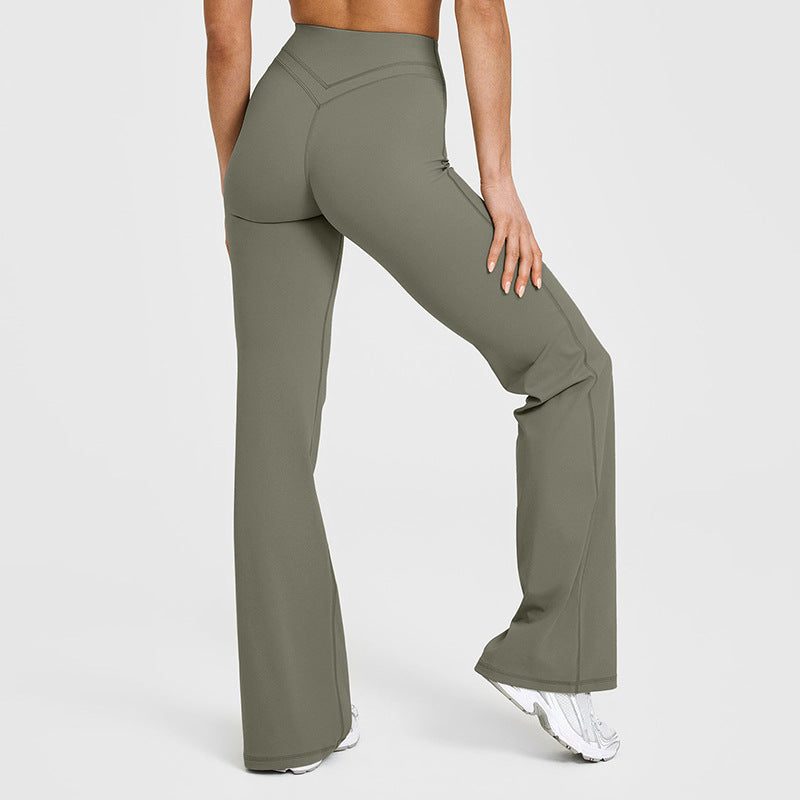 Women's Sports Fitness Tummy-Control Hip-Lifting Casual Pants