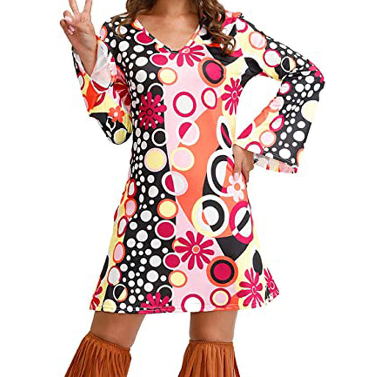 Boho Print Maxi Dress