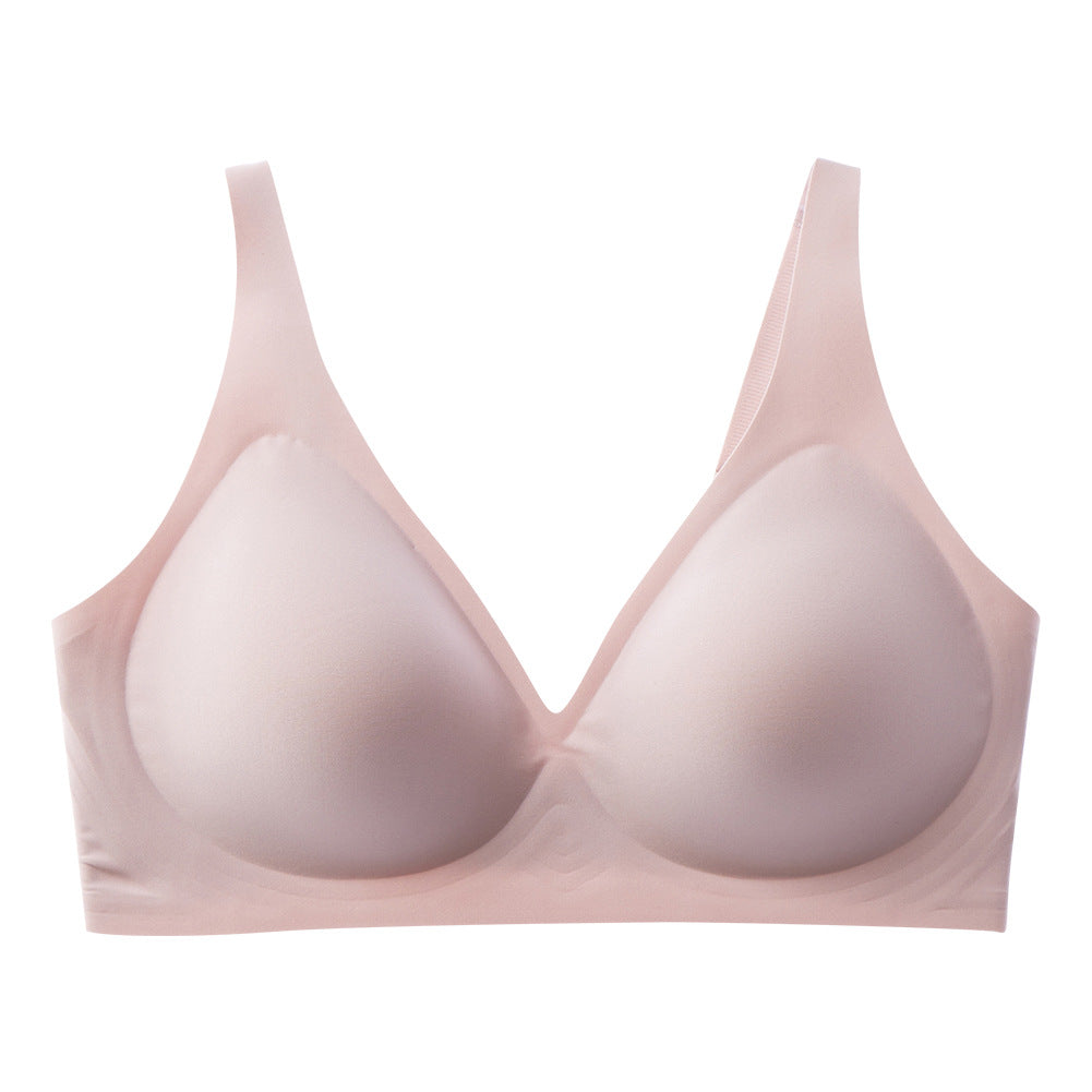 Women's Solid Color Full-Cup Push-Up Bra