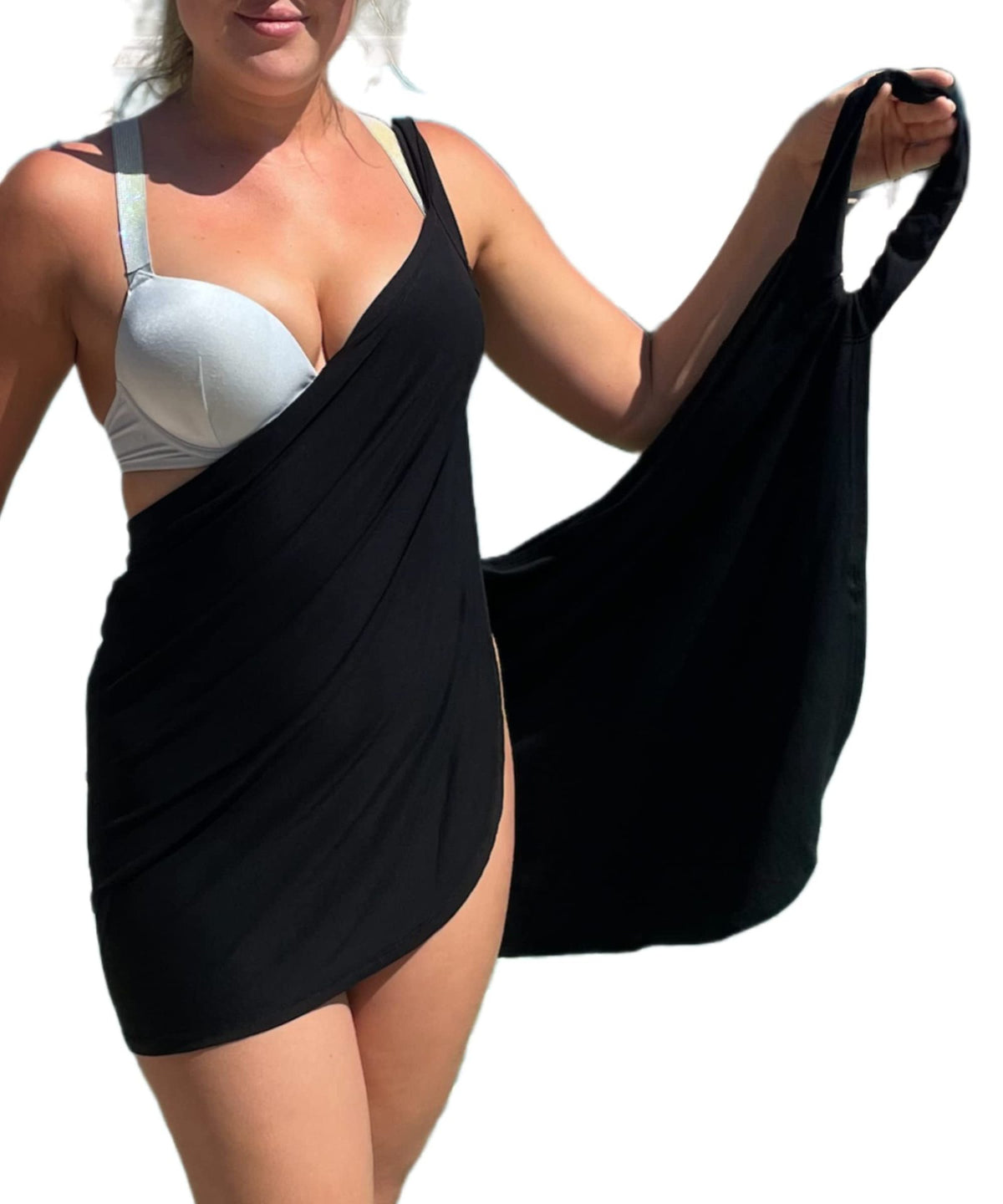 Plus Size Backless One-Piece Swimsuit