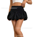 Womens New All-Match High-Waist Anti-Exposure Lined Midi Skirt