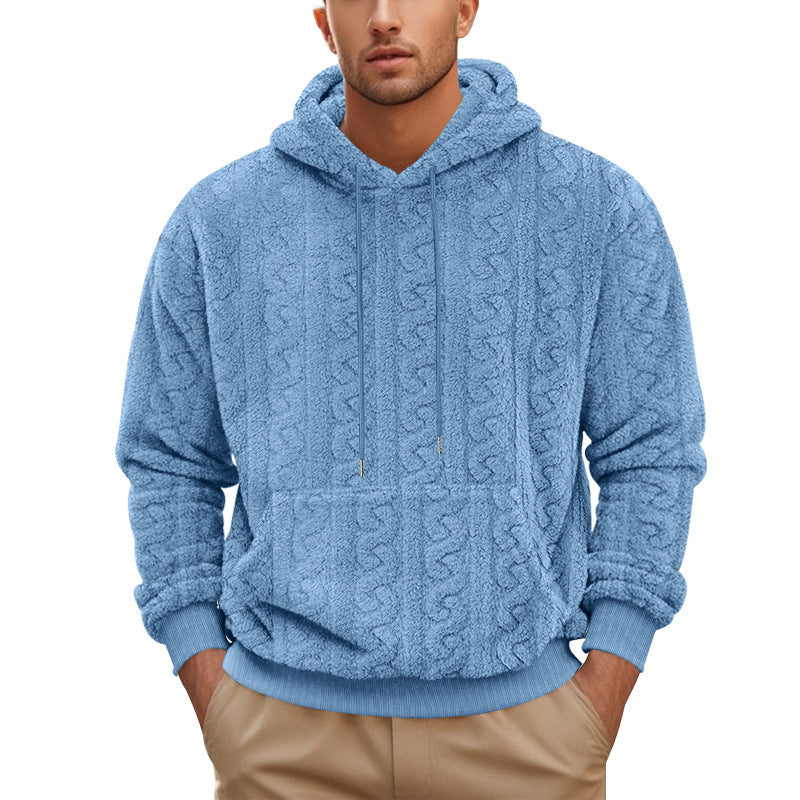 Men's Hooded Teddy Sweatshirt