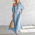 Women's Fashionable And Elegant Mid-Length Loose Dress