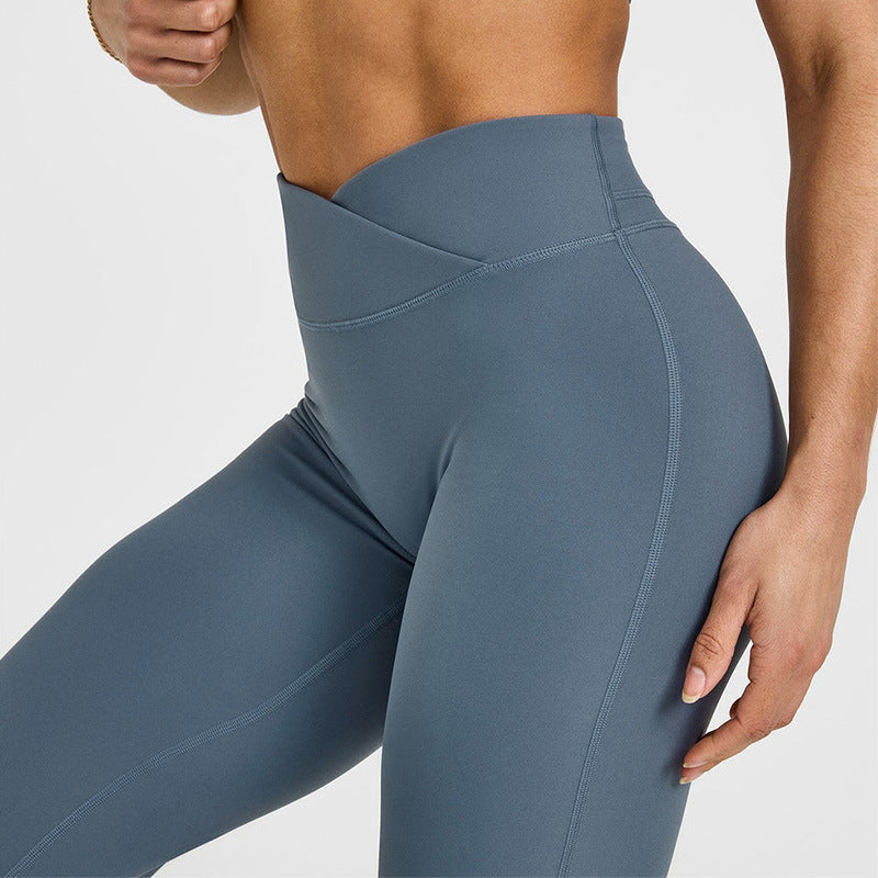 Women's Sports Fitness Tummy-Control Hip-Lifting Casual Pants