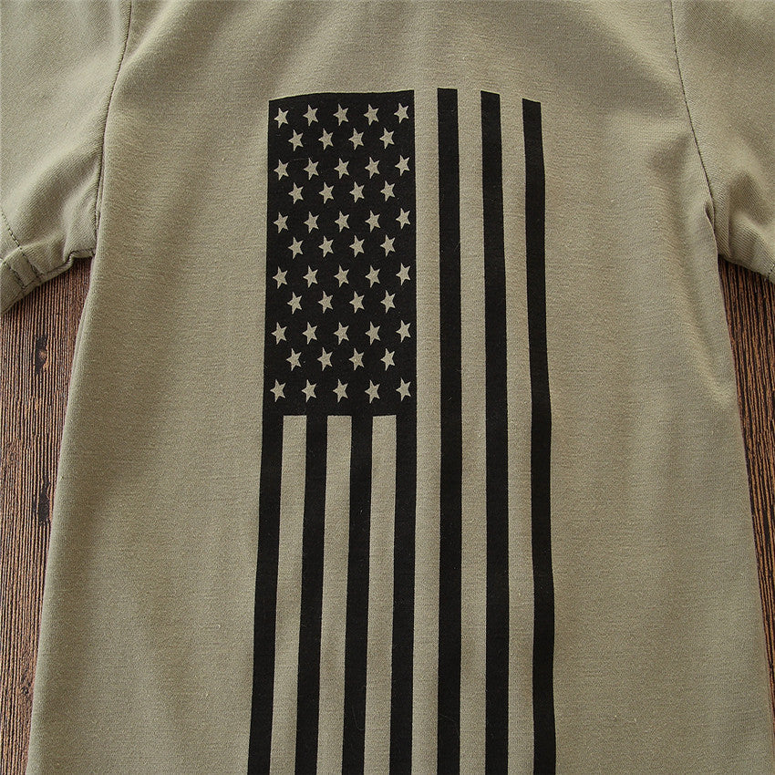 Little Boys' Camo Flag Summer Set