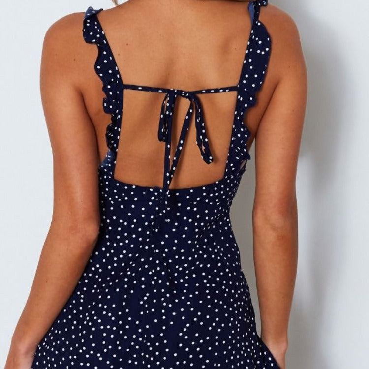 Polka Dot Strappy Sundress