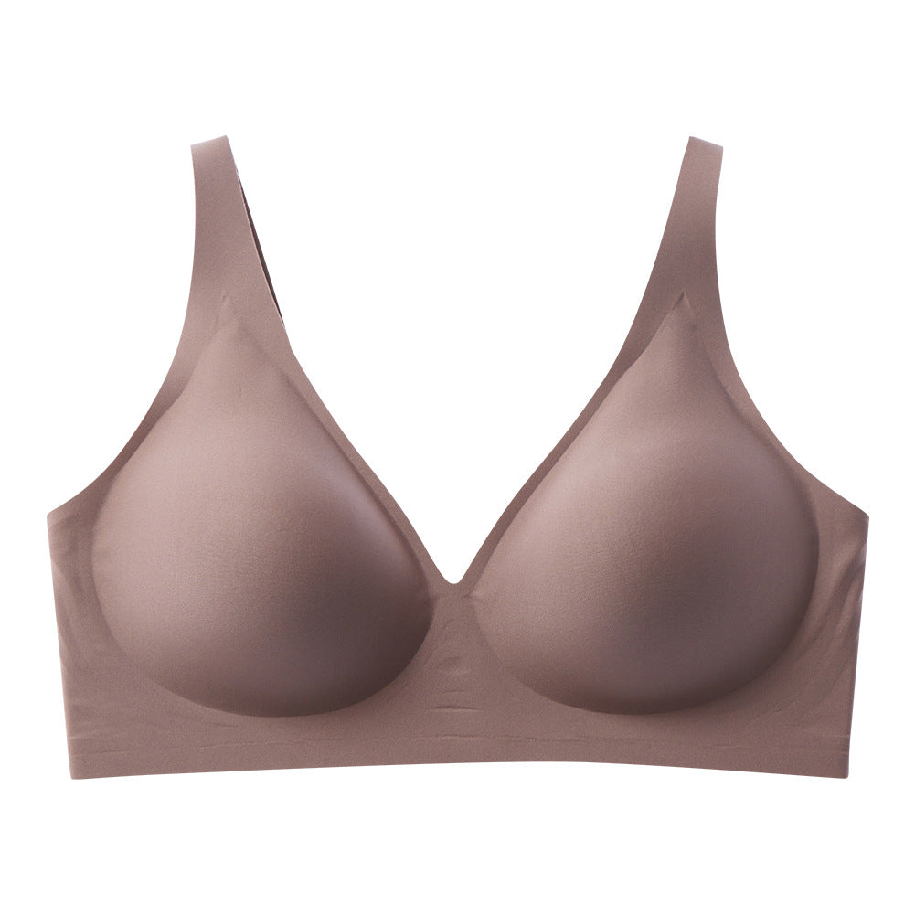 Women's Solid Color Full-Cup Push-Up Bra