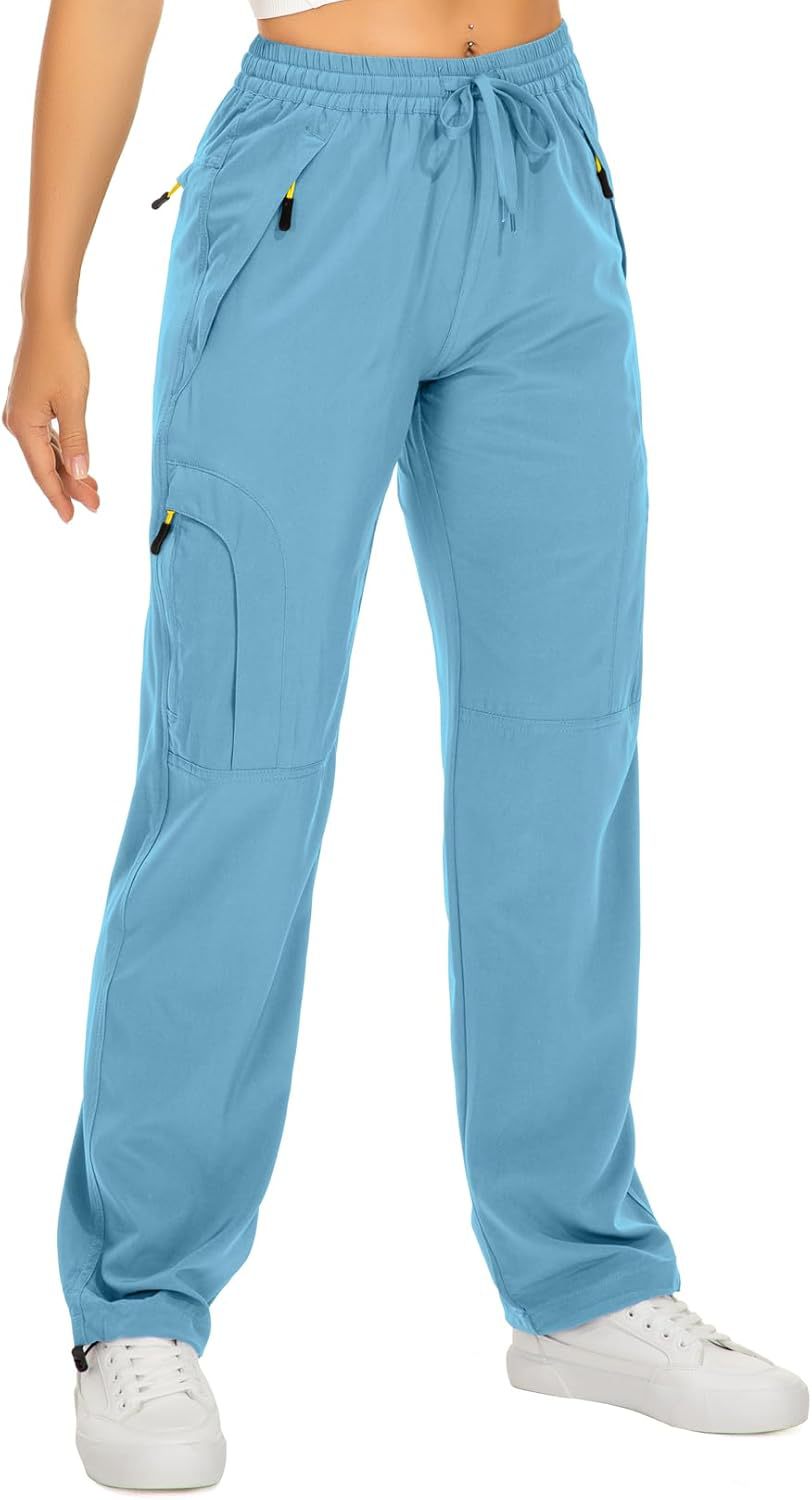 Loose-fitting Straight-leg Workout Pants With Drawstring Cuffs