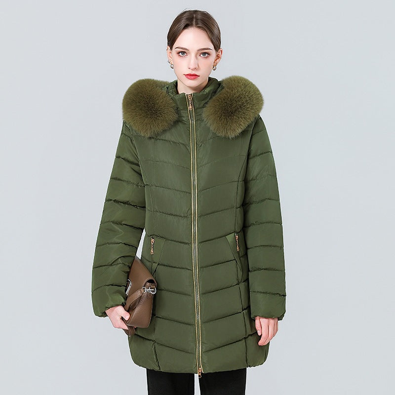 Long Hooded Padded Parka