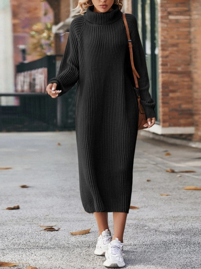 Turtleneck Sweater Dress