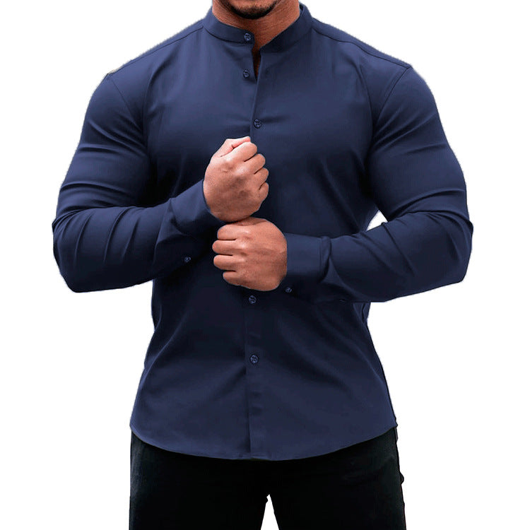 Men's Slim Button-Down Shirt