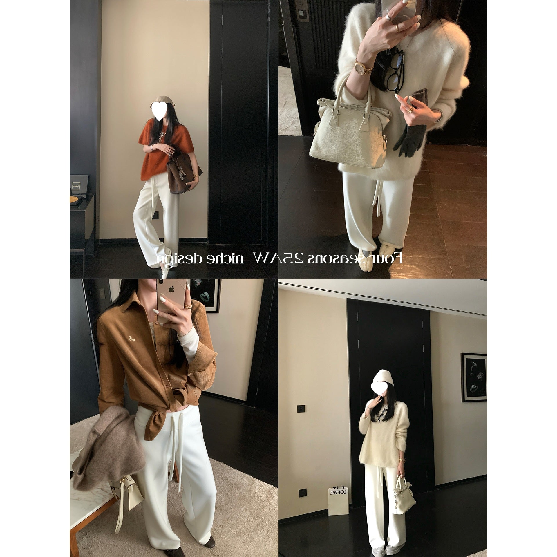 Air-layer Thickened Wool Sweatpants
