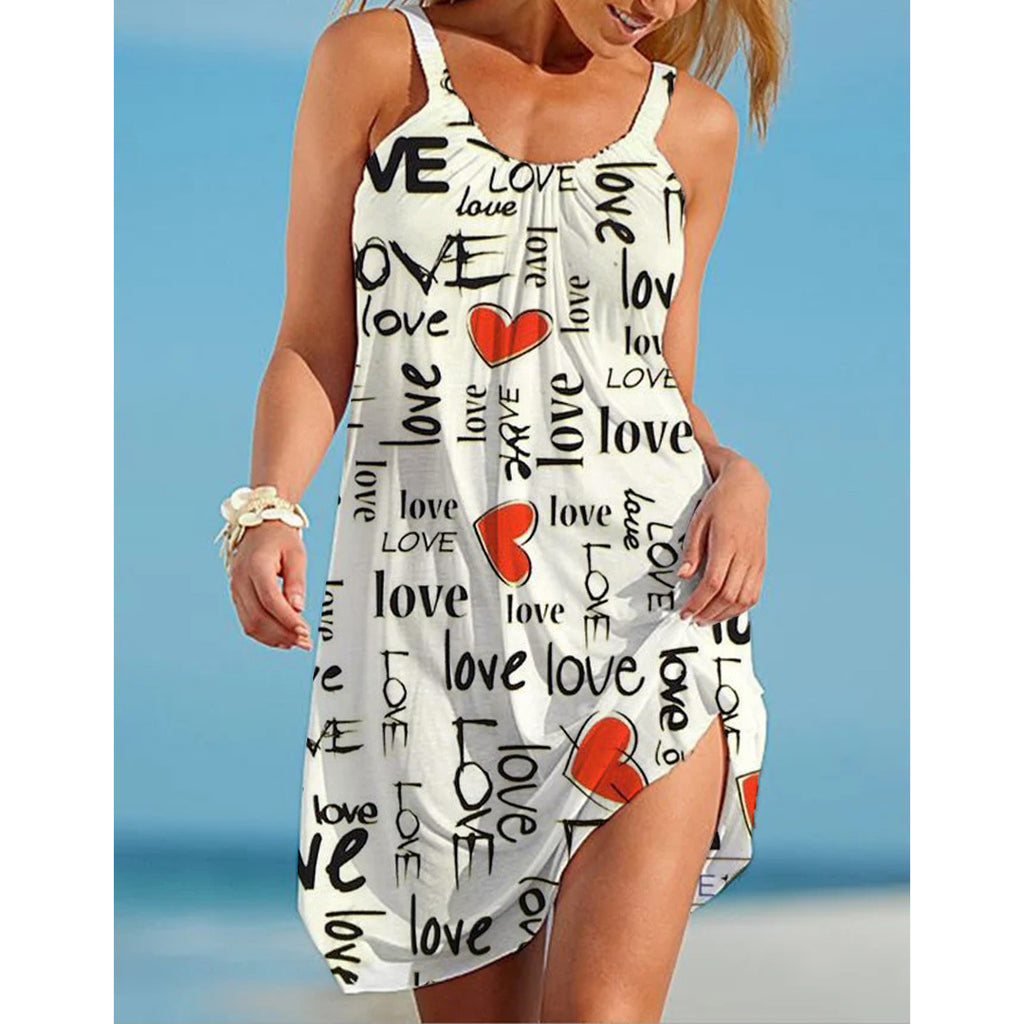 Urban Casual Loose Waist Suspender Dress