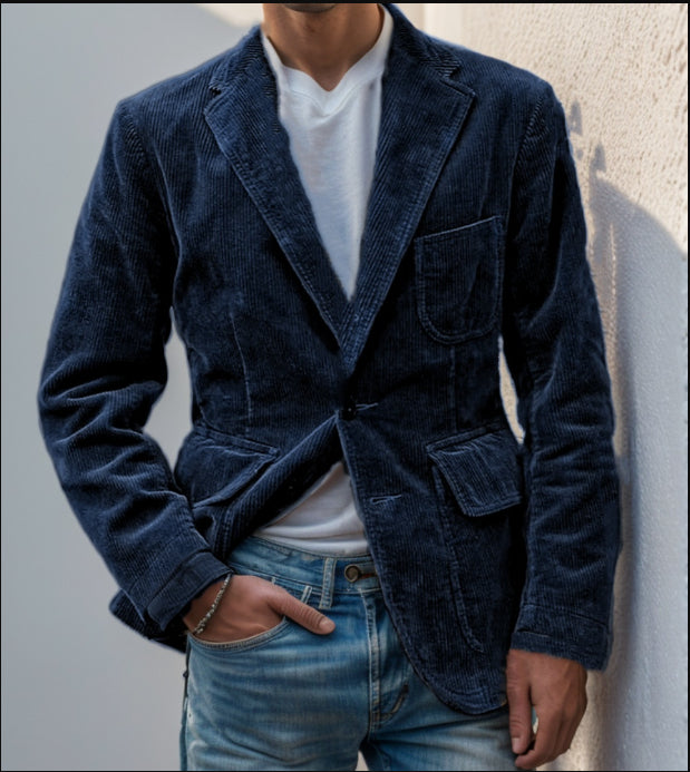 Men's Corduroy Blazer Jacket