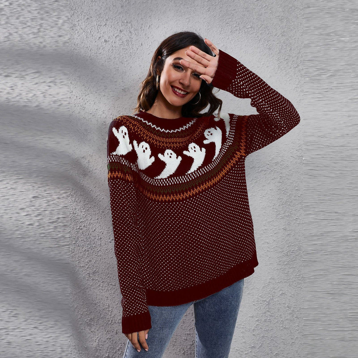 Ghost Polka Dot Sweater