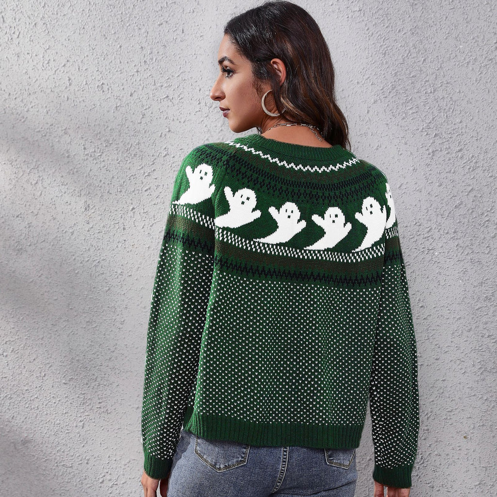 Ghost Polka Dot Sweater