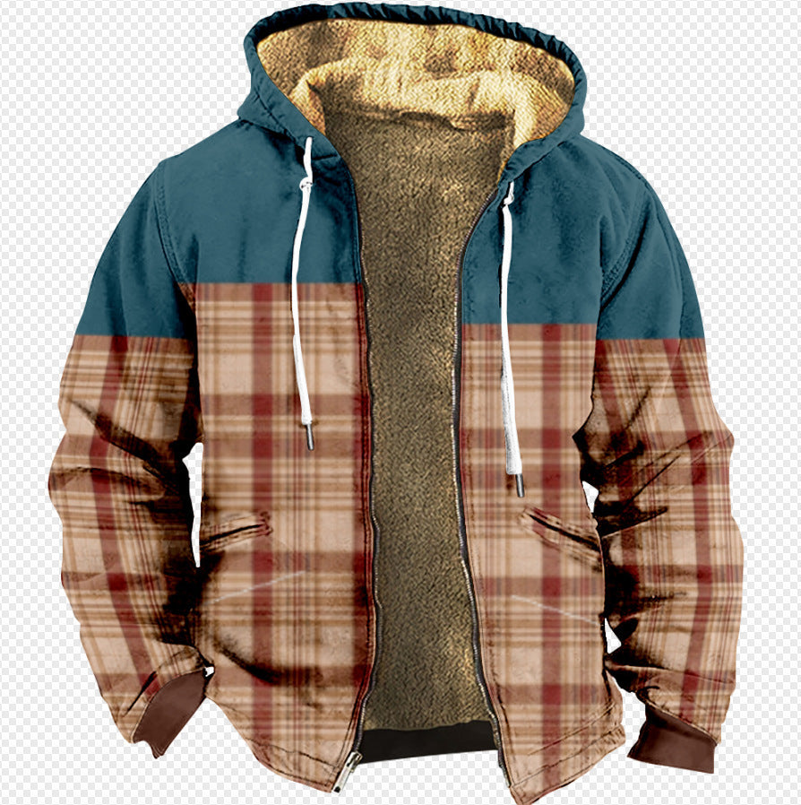 Men's Fleece-Lined Padded Coat