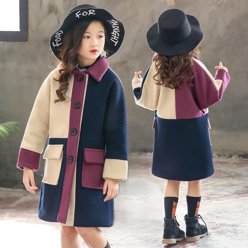Kids' Wool Blend Coat