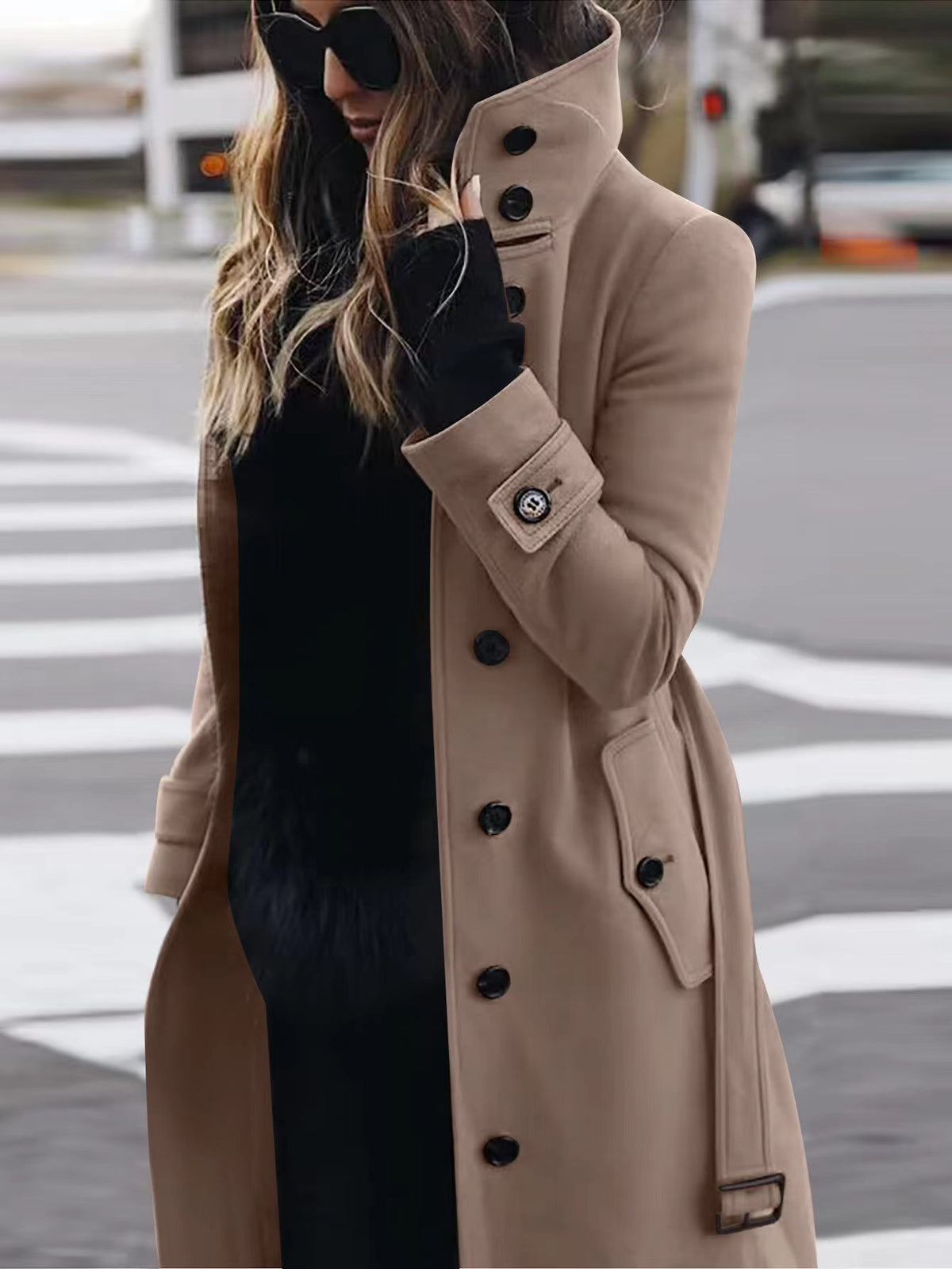 Slim Fit Wool Coat
